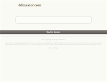 Tablet Screenshot of 3dmaxter.com